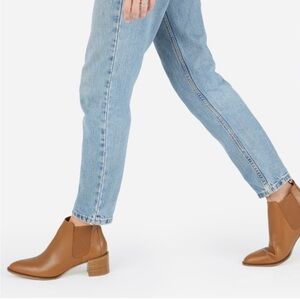 Everlane The Heel Boot Cognac Italian Leather 6.5